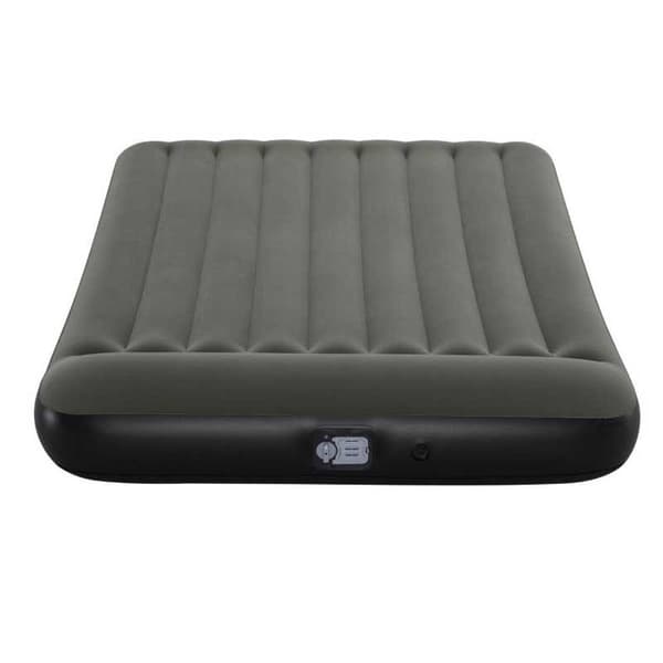 Bestway 67930 Double 203x152x30 Cm Dobbelt Luftmadras Med Indbygget Pumpe Sort 203x152x30 cm