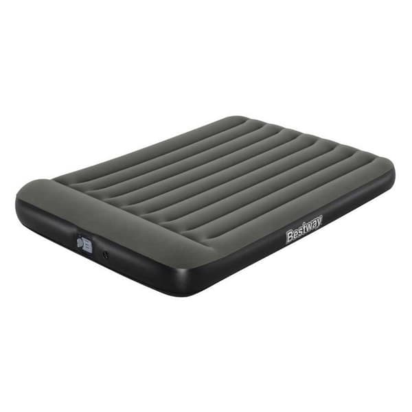 Bestway 67930 Double 203x152x30 Cm Dobbelt Luftmadras Med Indbygget Pumpe Sort 203x152x30 cm