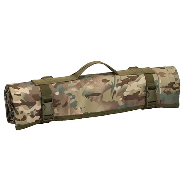 Utomhus Halkfri Skjutträningsmatta, Bärbar, PVC-material,Kamouflage, 150x210cm