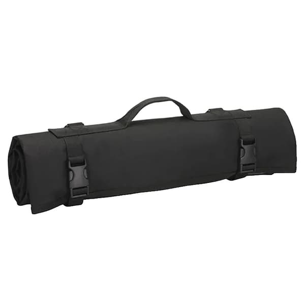 Udendørs skridsikker skyde træningsmåtte, bærbar, PVC-materiale,150x210cm, sort