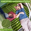 Miniatyrbillede 5 af 8: Lollanda Selvoppustelig dobbeltmadras, vandtæt, ultralet, rivefast, fugtbeskyttelse, med fodpumpe og sædehynde, til camping