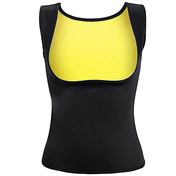 Slimming top för träning - Gul