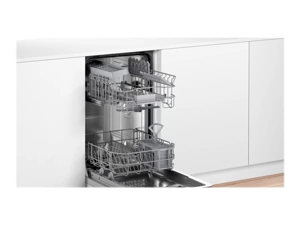 Bosch Serie | 2 SPI2IKS10E - Oppvaskmaskin - innebygd - Wi-Fi - Nisje - bredde: 45 cm - dybde: 55 cm - høyde: 81.5 cm - rustfritt stål
