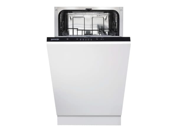 Gorenje GV520E15 - Oppvaskmaskin - innebygd - Nisje - bredde: 45 cm - dybde: 56 cm - høyde: 82 cm - svart
