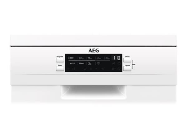 AEG FFB62407ZW - Oppvaskmaskin - bredde: 44.6 cm - dybde: 61.5 cm - høyde: 85 cm - hvit