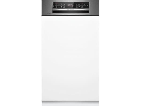 Bosch SPI6ZMS29E, Halvveis innebygget, Slimline (45 cm), Rustfritt stål, Berøringskontroll, 10 kuverter, B