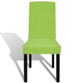 Miniatyrbilde 3 av 5: vidaXL Rett Elastisk Stoltrekk 6 stk Brun