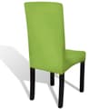 Miniatyrbilde 4 av 5: vidaXL Rett Elastisk Stoltrekk 6 stk Brun