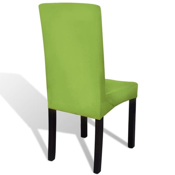vidaXL Rett Elastisk Stoltrekk 6 stk Brun