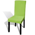Miniatyrbilde 2 av 5: vidaXL Rett Elastisk Stoltrekk 6 stk Brun