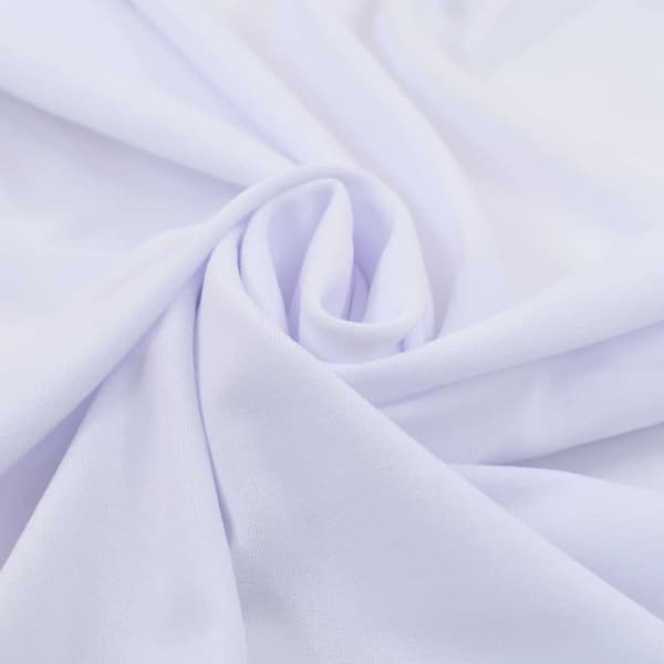 vidaXL Elastisk bordduk med skjørt 2 stk 183x76x74 cm hvit