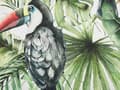 Miniatyrbillede 5 af 5: Sæt med 2 udskiftningsbetræk til solsenge toucan mønster polyester slynge hængekøje