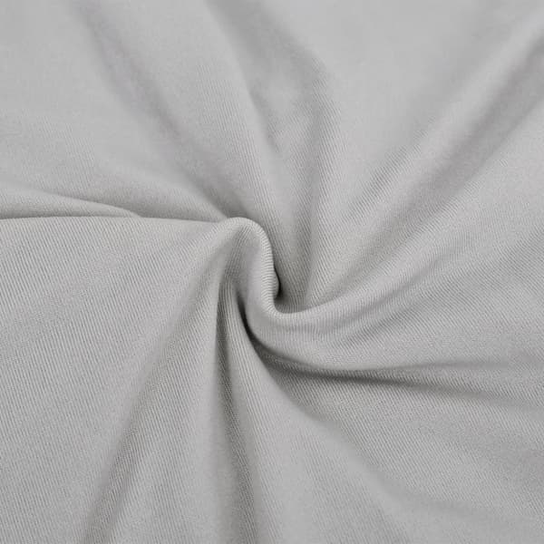 vidaXL 4-seters sofaovertrekk polyester grå
