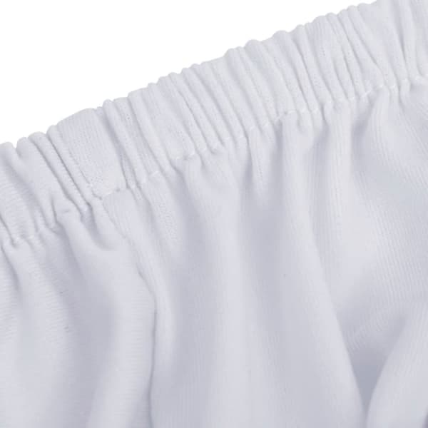 vidaXL 4-seters sofaovertrekk polyester hvit