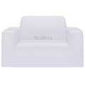 Miniatyrbilde 6 av 7: vidaXL Sofaovertrekk polyester hvit