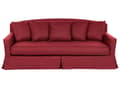 Miniatyrbilde 5 av 11: Sofatrekk Rød Polyester 3-seter Rektangulært Slitesterkt Klassisk design Stueinnredning Trekk til sofa