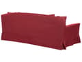 Miniatyrbilde 7 av 11: Sofatrekk Rød Polyester 3-seter Rektangulært Slitesterkt Klassisk design Stueinnredning Trekk til sofa