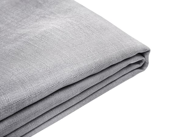 Sengerammetrekk Lys Grå Stoff til seng 180 x 200 cm Avtagbart Vaskbart