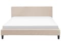 Miniatyrbilde 6 av 9: Sengerammetrekk Beige Stoff til seng 180 x 200 cm Avtagbart Vaskbar