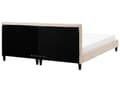 Miniatyrbilde 7 av 9: Sengerammetrekk Beige Stoff til seng 180 x 200 cm Avtagbart Vaskbar