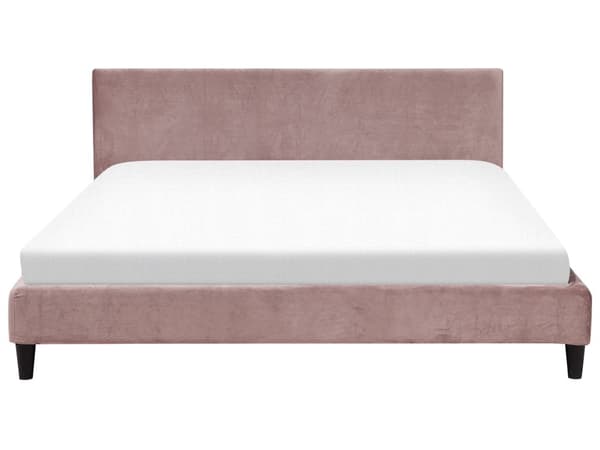 Sengerammetrekk Rosa Fløyel til seng 180 x 200 cm Avtagbar Vaskbar