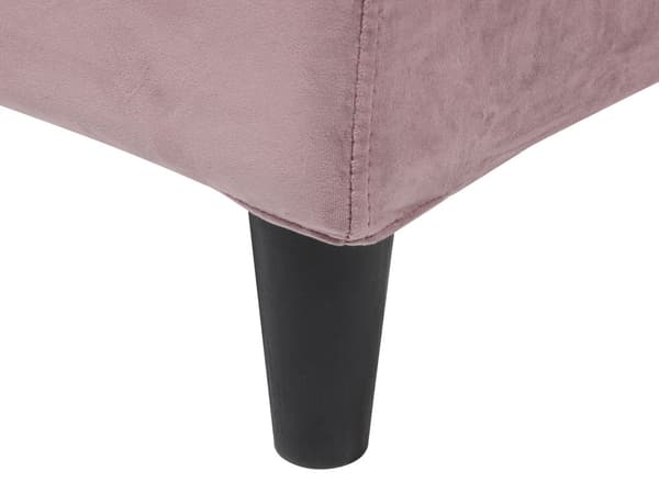 Sengerammetrekk Rosa Fløyel til seng 180 x 200 cm Avtagbar Vaskbar