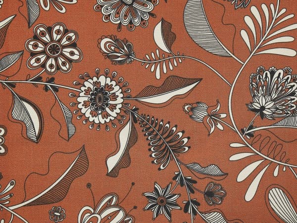 Sett med 2 trekk til Solsenger Ekstra trekk Rødt blomstermotiv Polyester