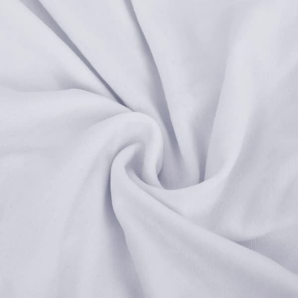 vidaXL 2-seters sofaovertrekk polyester hvit