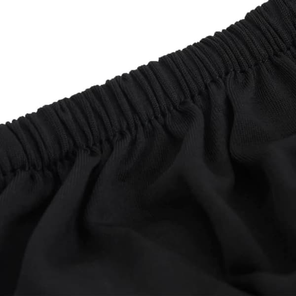 vidaXL elastisk 2-personers sofabetræk polyesterjersey sort
