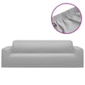 Miniatyrbilde 1 av 7: vidaXL 3-seters sofaovertrekk polyester grå