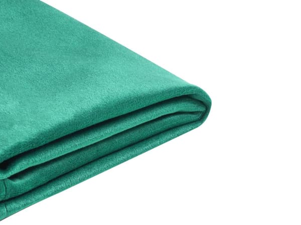 Sängynrungon päällinen tummanvihreä 140 x 200 cm sametti konepestävä tarranauhat moderni