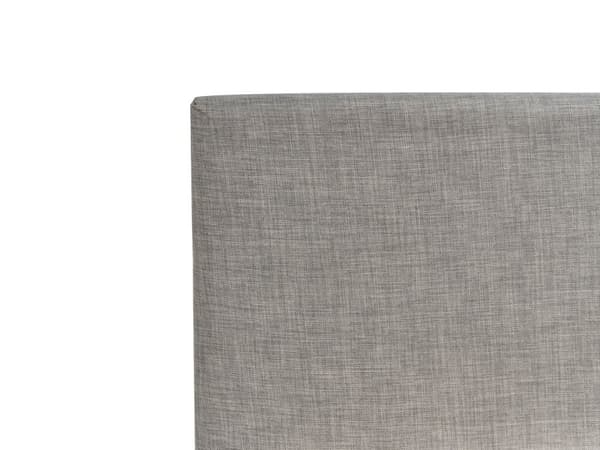 Sängynrungon päällinen vaaleanharmaa 90 x 200 cm kangas konepestävä tarranauhat moderni