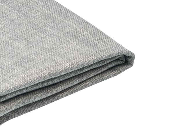 Sängynrungon päällinen vaaleanharmaa 90 x 200 cm kangas konepestävä tarranauhat moderni
