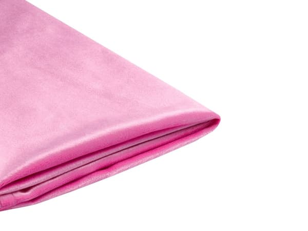 Sängklädsel i Mörkrosa Sammet för Säng 90 x 200 cm Avtagbart Tvättbart