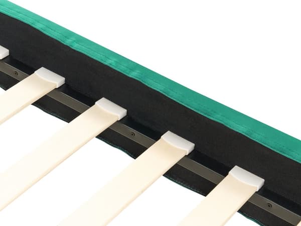 Trekk til sengeramme Mørkegrønn Fløyel 90 x 200 cm Avtakbart Vaskbart Minimalistisk design Enkeltseng Soverom