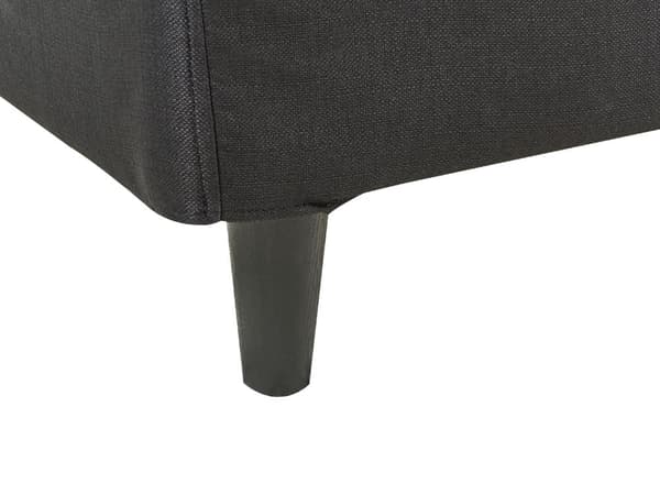 Trekk til sengeramme Svart Stoff 140 x 200 cm Avtakbart Vaskbart Minimalistisk design Dobbeltseng Soverom