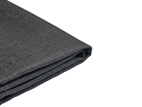 Trekk til sengeramme Svart Stoff 140 x 200 cm Avtakbart Vaskbart Minimalistisk design Dobbeltseng Soverom