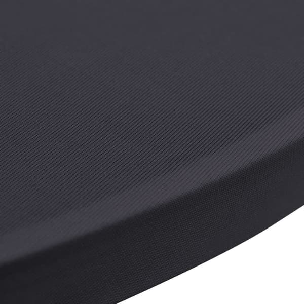 vidaXL Elastiskt bordsöverdrag 2 st 60 cm antracit -  Möbelöverdrag
