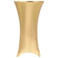 Miniatyrbild 2 av 5: vidaXL Bordsöverdrag 2 st stretch guld 60 cm -  Möbelöverdrag