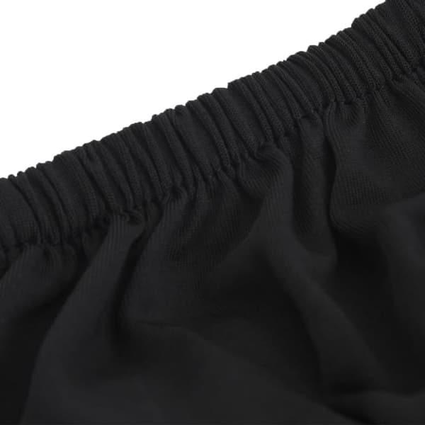 vidaXL elastisk 2-personers sofabetræk polyesterjersey sort -  Møbelovertræk