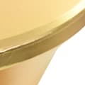 Miniatyrbild 4 av 5: vidaXL Bordsöverdrag 2 st stretch guld 70 cm -  Möbelöverdrag