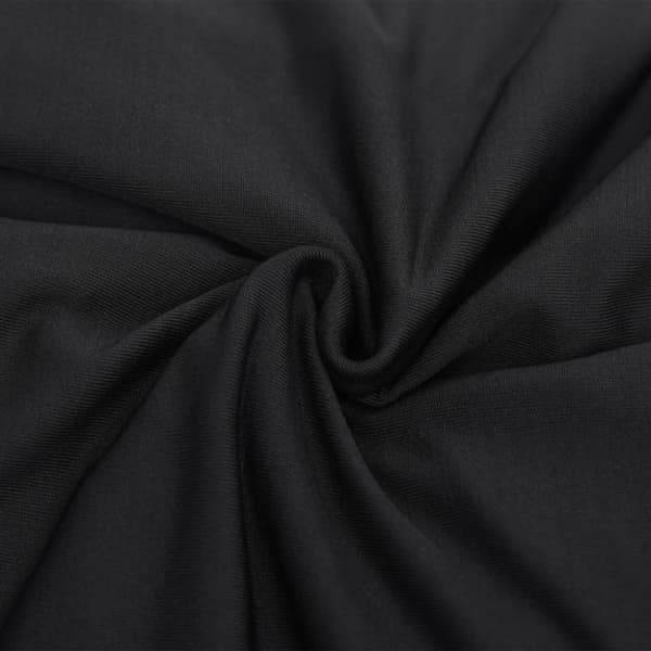 The Living Store Sofföverdrag med stretch svart polyesterjersey -  Möbelöverdrag