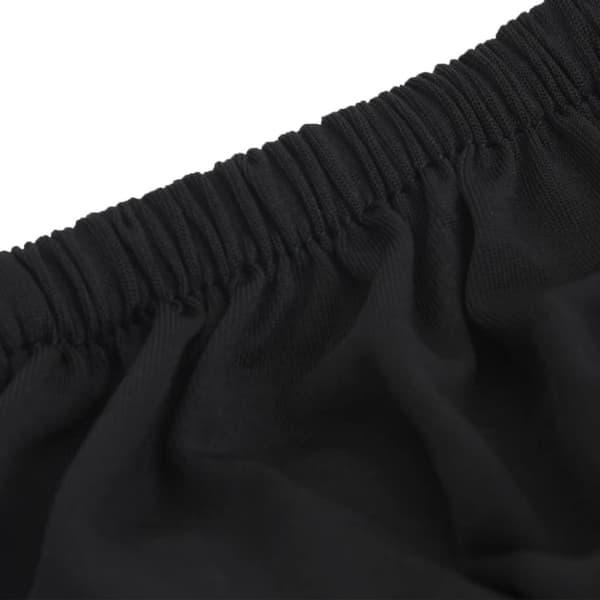 The Living Store Sofföverdrag med stretch svart polyesterjersey -  Möbelöverdrag