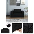 Miniatyrbild 1 av 7: The Living Store Sofföverdrag med stretch svart polyesterjersey -  Möbelöverdrag