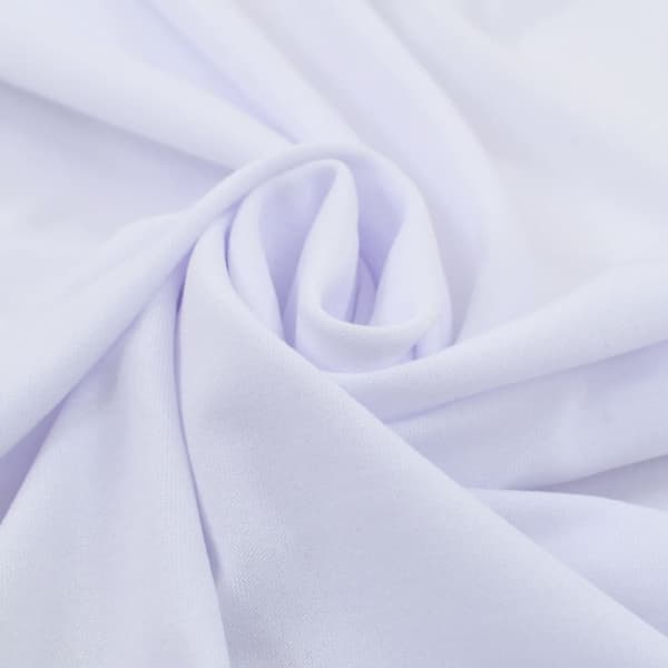 Suojapäälliset - Living Venyvät pöytäliinat 2 kpl helmalla 180 x 74 cm valkoinen