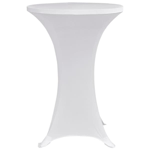 Möbelöverdrag - Living Överdrag till ståbord Ø60 cm vit stretch 4 st