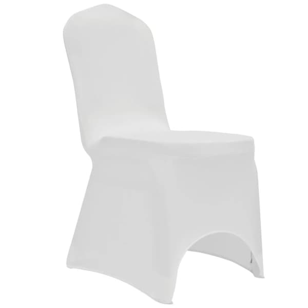 Tuolinpäällinen venyvä valkoinen 12 kpl - Tuolinsuoja - Tuolinsuojat - Home & Living