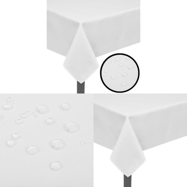 5 Bordduge Hvid 250 x 130 cm// - - Home & Living