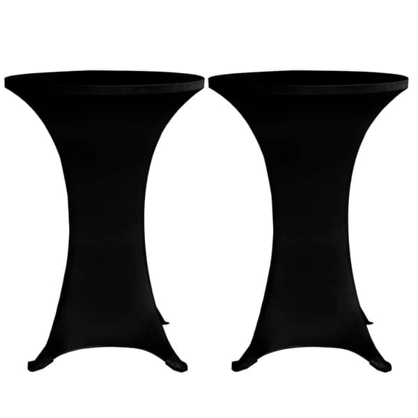 Overtræk til ståbord Ø70 cm 4 stk. Sort stretch - Bordovertræk - Borddug - Home & Living