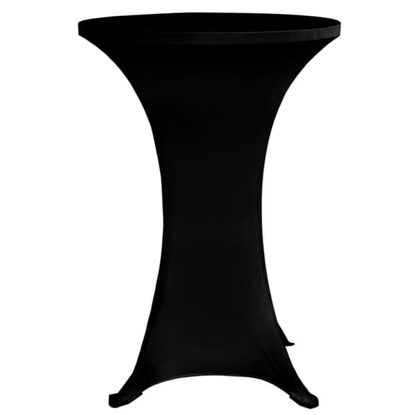 Overtræk til ståbord Ø70 cm 4 stk. Sort stretch - Bordovertræk - Borddug - Home & Living